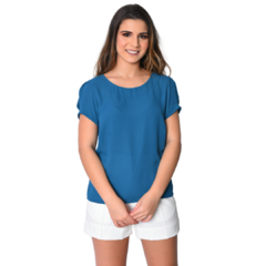 Imagem do Blusa Sarah em Crepe GGT - Leveza e Feminilidade com Detalhes Delicados