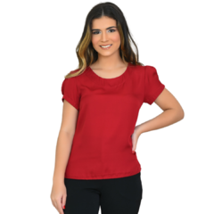 Blusa Sarah em Crepe GGT - Leveza e Feminilidade com Detalhes Delicados