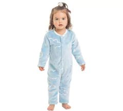 Macacão Pijama Bebê Kyly Fleece Brilha no Escuro - comprar online