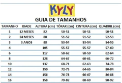 Pijama infantil Kyly Brilha no escuro na internet