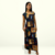 Vestido Jeri - Pororoca Fundo Azul - comprar online