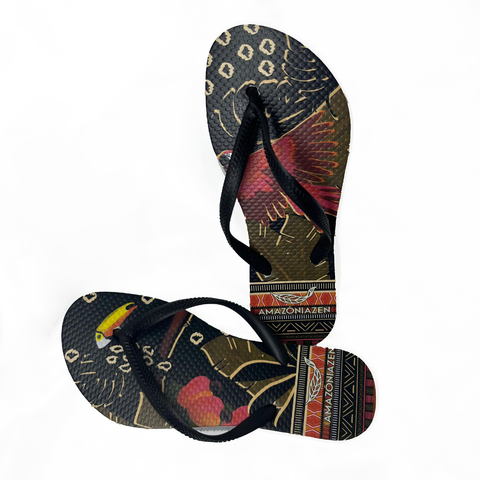 Sandália Amazônica Tucano Fundo Preto