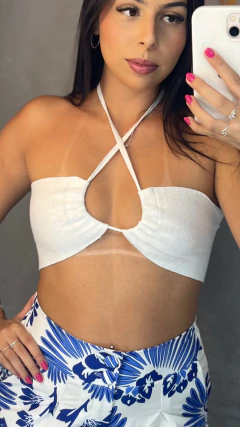 Cropped Multiformas Tricot na internet