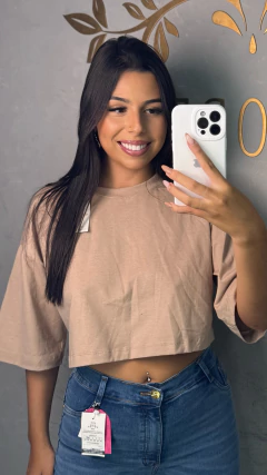 Cropped Basic Camisa na internet