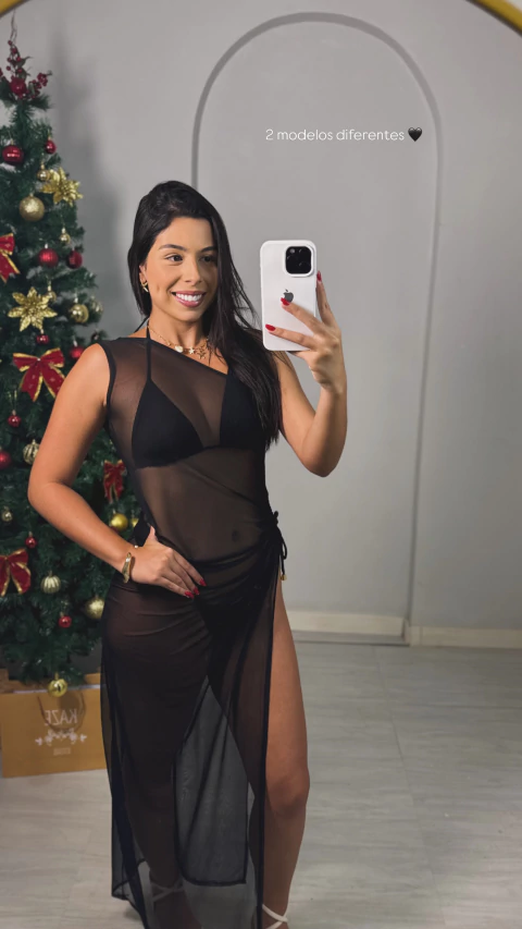 Vestido tule manga nula