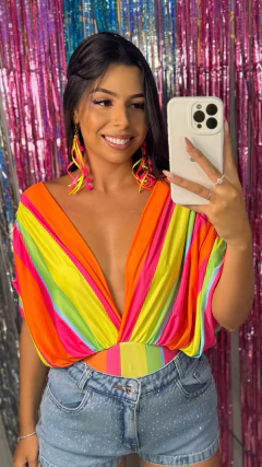 Body morgana estampado - comprar online