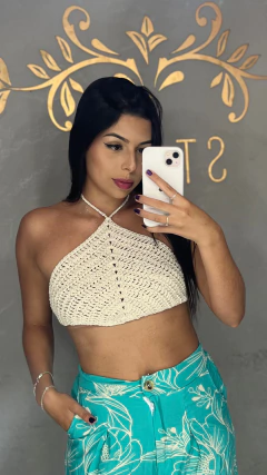 Imagem do Cropped croche