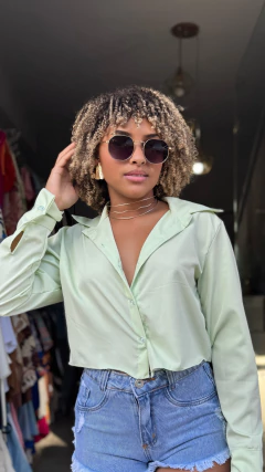 Cropped Camisa - comprar online