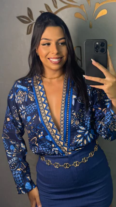 Cropped estampado manga na internet