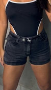 Short jeans grafite - comprar online