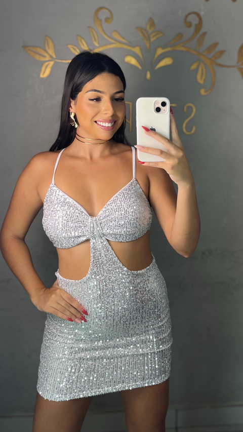 Vestido Paête