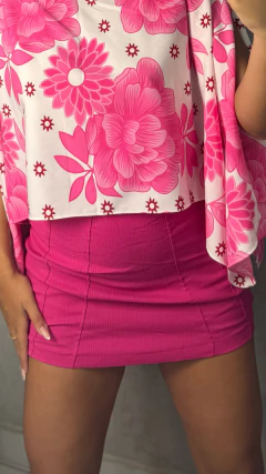 Short saia riscas - Kaze Store