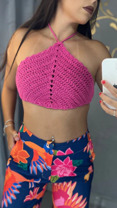 Cropped croche na internet
