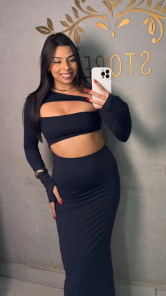 Vestido longo Catarina na internet