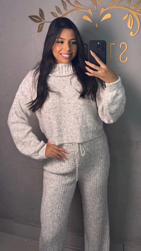 Conjunto tricot mousse - comprar online