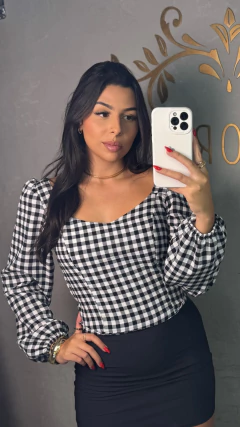 Cropped Xadrez - comprar online