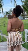 Saia Macramê Crochê