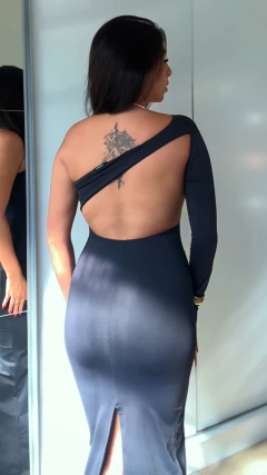 Vestido longo Any na internet