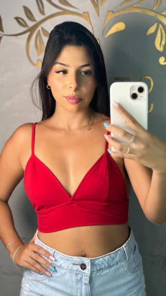 Cropped Crepe Basico - Kaze Store