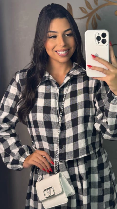 Camisa xadrez na internet