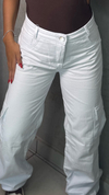 Wed leg cargo branca - comprar online