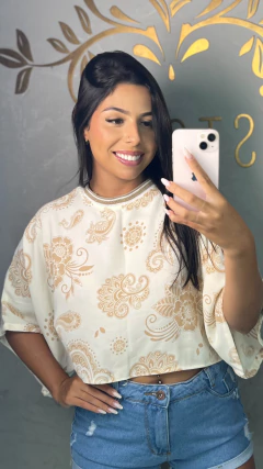 Camisa Estampa na internet