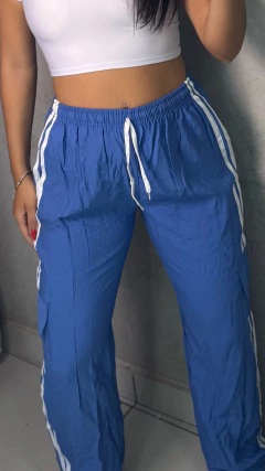 Calça riscas - comprar online