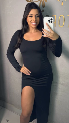 Vestido Jade manga - Kaze Store