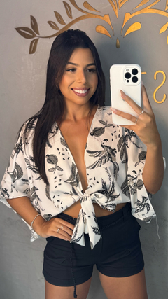 Cropped Flora - comprar online