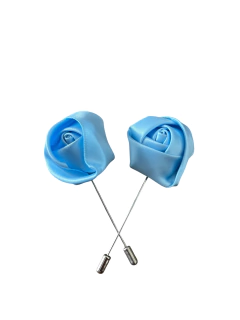 Alfinete De Lapela Flor Azul serenity