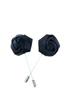 Alfinete De Lapela Flor Preto - comprar online