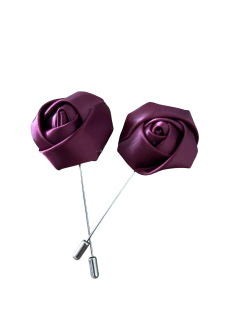 Alfinete De Lapela Flor Vinho - comprar online