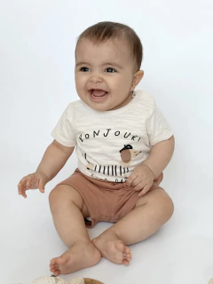 SHORT BONJOUR MOCA | TALLE 1-18 MESES en internet