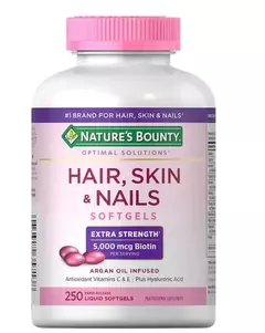 Hair, Skin & Nails Nature's Bounty – 250 Cápsulas