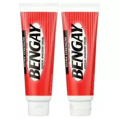 Kit 2x Pomada BenGay Ultra Strength 113g | Alívio Rápido de Dores Musculares, Costas e Articulações - comprar online