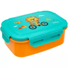 Bentô Box em Aço Inox Buba - Leão - NB KIDS IMPORTADOS