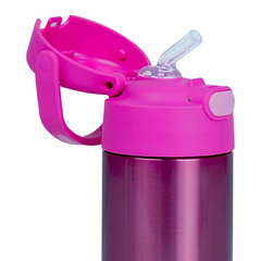 Garrafa Térmica Infantil Funtainer F410 Rosa Thermos - 355ml na internet