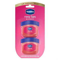 Vaseline Lip Therapy Rosy Lips com Vitamina E – Kit com 2 Unidades