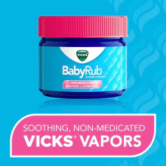 Pomada Vicks BabyRub 50g Original Infantil Calmante Sono Tranquilo na internet