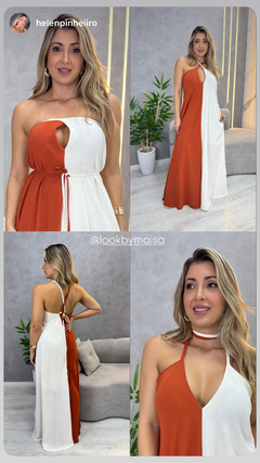 Vestido longo Biocolor - loja online