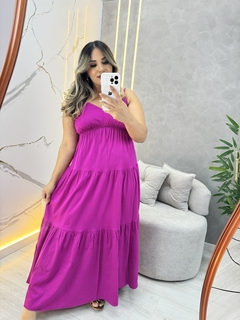 Vestido longo Manoela na internet