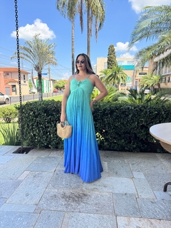 Vestido plissado búzios - loja online