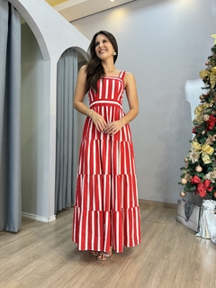 Imagem do Vestido longo Juliana tricoline