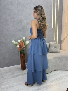 Vestido longo camadas - loja online