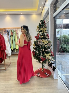 Imagem do Vestido longo plissado