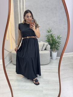 Vestido longo regata em algodão - Look by maisa