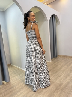 Vestido longo Juliana tricoline - Look by maisa