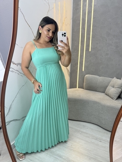 Imagem do Vestido longo plissado