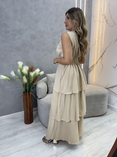 Vestido longo em camadas - Look by maisa