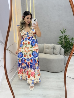 vestido feminino longo Laila na internet